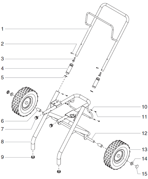 1140ix High Rider Cart Parts (P/N 800-600)